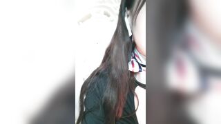 漂亮眼睛极品颜值女神下海大尺度秀，露奶装义乳，超近距离特写粉穴，假屌抽插两根手指抠入，娇喘呻吟搞得很湿