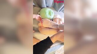 极品童颜巨乳91白虎名器尤物【是桃桃呀】Cos可爱女仆，嫩蚌白虎吸精大法，上位榨汁滴嗒精液垂入眼帘