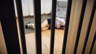 【丝米】《诱拐小学妹Ⅱ》清纯小学妹被强行榨zhi，股绳绑着棒-棒-震，娇喘不停，第一视角沉浸体验（白丝肉丝大腿袜、学生制服、开腿、强g、足jiao、jk、蒙眼封嘴、脚踢打pp）