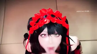 2025年新品嫩妹专业户-炮神【鸡教练】特辑，Cos士道和狂三的除夕夜约会
