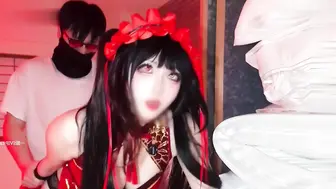 2025年新品嫩妹专业户-炮神【鸡教练】特辑，Cos士道和狂三的除夕夜约会