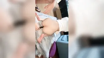 大神富二代Ee哥-极品蜜桃臀萝莉女友双马尾，搞湿了再啪啪蒙眼无套虐操叫床好听