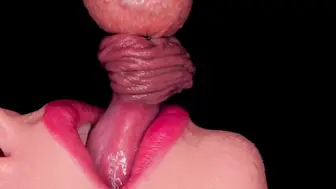 唯美特写：最好的挤奶口交与捆绑包皮！她让我在闭合的包皮里射精！两次！#SweetheartKiss