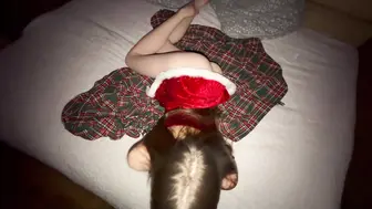 新年前夜我超乖，她决定奖励我！听话男友被女友猛宠到射空，甜蜜女友变骚浪，全程淫叫不止高潮射满一身！#miulio