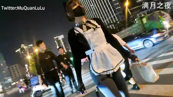 满月之夜 肛塞女仆1