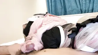 日韩同人圈コスティック＋ 极致手套手交！Cosplay美少女润滑大量喷射 射精控制到崩溃