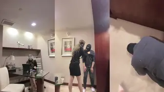 妆主大大 TJ：剧情调教 替姐妹讨债 硬气母狗调教男奴 妈的 直接反转摁住她操不得吗