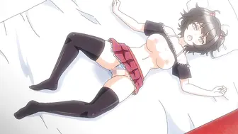 魔人サキュバス★コネクト！_第4話_唯奈の一日ウェイトレス_み～んなまとめてぶっかけサービス