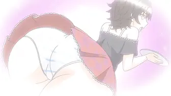 魔人サキュバス★コネクト！_第4話_唯奈の一日ウェイトレス_み～んなまとめてぶっかけサービス