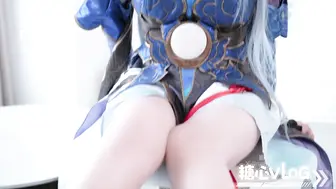 网红萝莉嫩妹【嫩小兔】镜流cos_淫穴审问_玉足口穴套取情报_蜜穴灌满精液_#新片速递