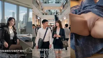 迪丽热巴王楚然系列短剧《出差5》——霓虹美少女下属的报答