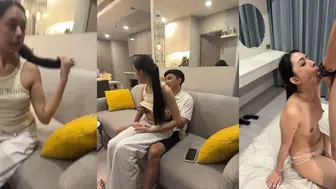多P嫩妹被轮流贯穿到失神 粉穴与小嘴同时被填满 淫水精液混着直流
